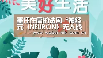
重任在肩的法国“神经元（NEURON）无人战斗机” 能是未